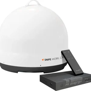 Promozione Antenna satellitare mobile automatica Selfsat Snipe Mobil Camp con telecomando