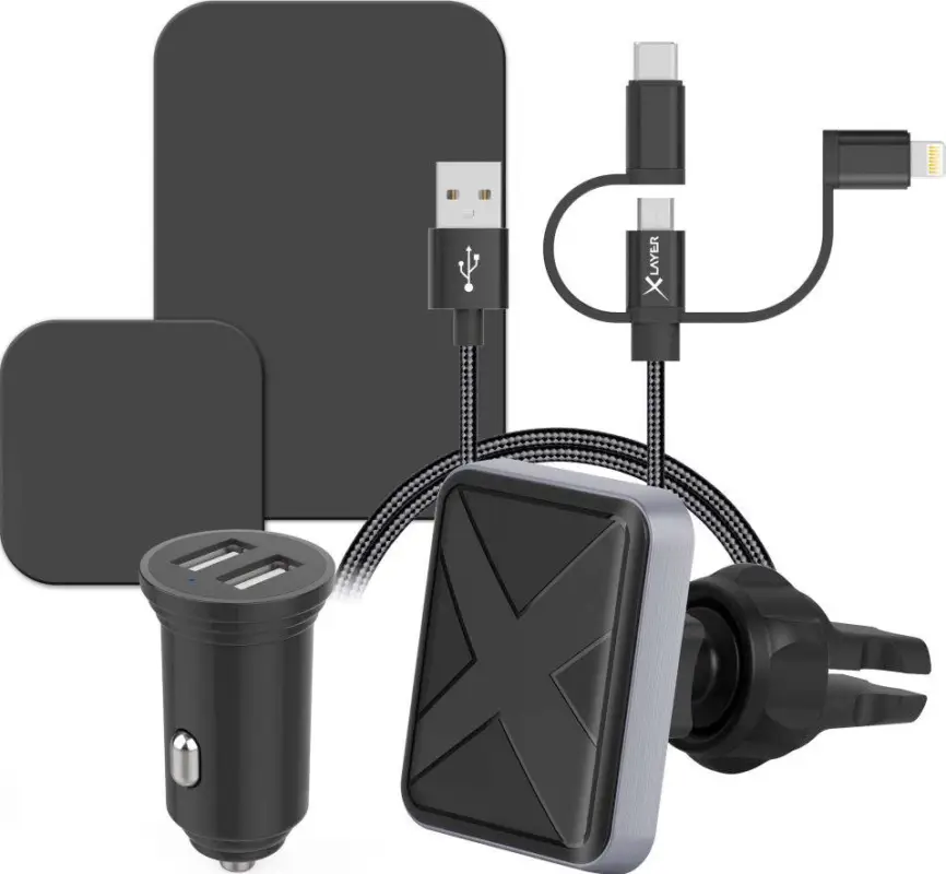 Vendita Finale Kit di avvio per caricabatterie da auto XLayer Magfix per smartphone