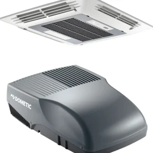 Promozione Condizionatore da tetto Dometic FreshJet 2000 con scatola di distribuzione dell'aria e telecomando per camper fino a 6 metri