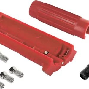 Set di montaggio F-maschio InnTec con strumento di spelatura e aiuto per avvitamento Reso Gratuito