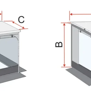Veranda Fiamma Room F40Van Premium per tendalino F40 Nuova Collezione