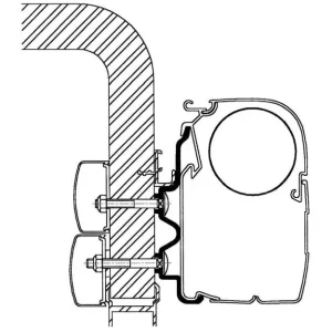 Saldi Adattatore per tendalini Thule Hymer 2016