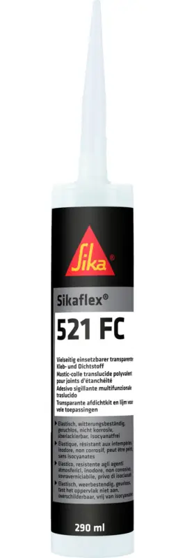 Subito Disponibile Sigillante adesivo Sikaflex 521 FC 290 ml trasparente