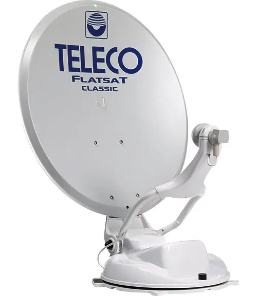 Non Perdere Impianto satellitare completamente automatico Teleco FlatSat Classic BT con pannello di controllo
