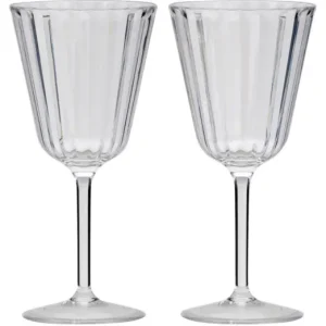Promo Stagionale Set di bicchieri da vino Flamefield Royal in plastica 280 ml 4 pezzi