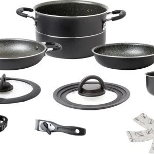 Compra Adesso Set pentole in alluminio Brunner Pirate Vacublock 9 pezzi