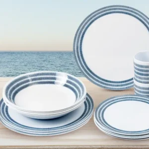 Set di stoviglie in melamina Brunner Bluebay 16 pezzi Quantità Limitata