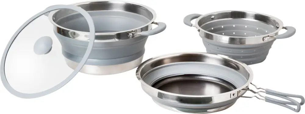 Set di stoviglie pieghevoli Brunner Volcano 4 pezzi Occasione Imperdibile