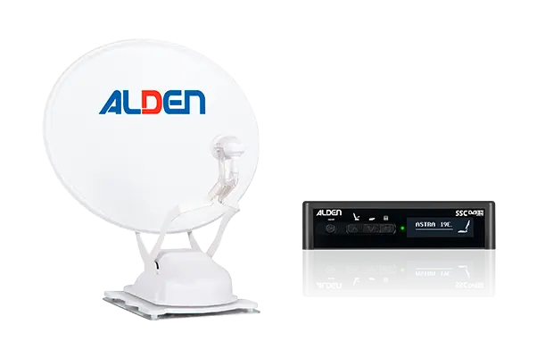 Soddisfatti O Rimborsati Impianto satellitare completamente automatico Alden Onelight 60 HD EVO con LNB singolo incluso modulo di controllo HD S.S.C.
