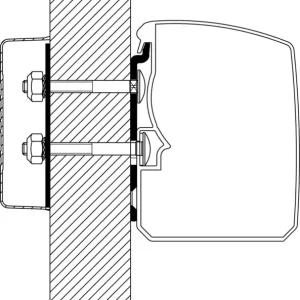 Adattatore per tendalini Thule Omnistor 3200 Flat Wall Offerta Lampo