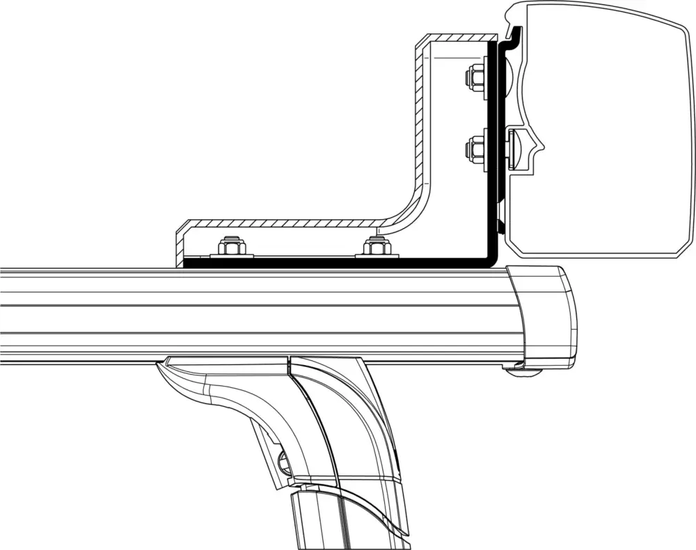 Compra Oggi Stesso Adattatore per tendalini Thule Omnistor 3200 Roof Rack