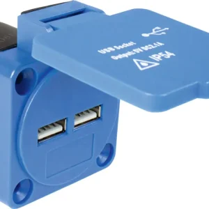 A Buon Prezzo Presa a muro As-Schwabe con 2 porte USB IP54