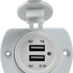 Presa da incasso As-Schwabe con 2 porte USB bianco Compra Adesso