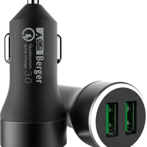 Offerta Limitata Caricatore rapido Berger USB-Dual KFZ 12 V / 24 V 3 A