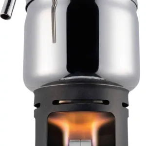 Caffettiera Esbit XS in acciaio inox con bruciatore a combustibile solido 200 ml Soddisfatti O Rimborsati