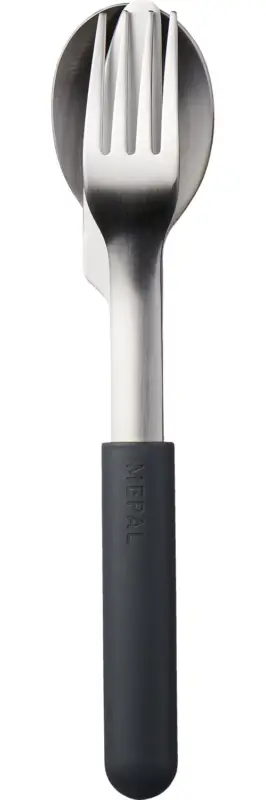 Ultima Occasione Set posate in acciaio inox Mepal Bloom con coperchio in plastica 3 pezzi