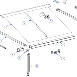 Spedizione Espresso BRACCIO ESTENSORE DI TRAVE RH ASSY A1200