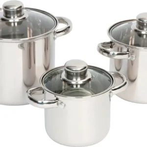 Acquista Ora Set di pentole in acciaio inox Bo-Camp Royal Plus 3 pezzi