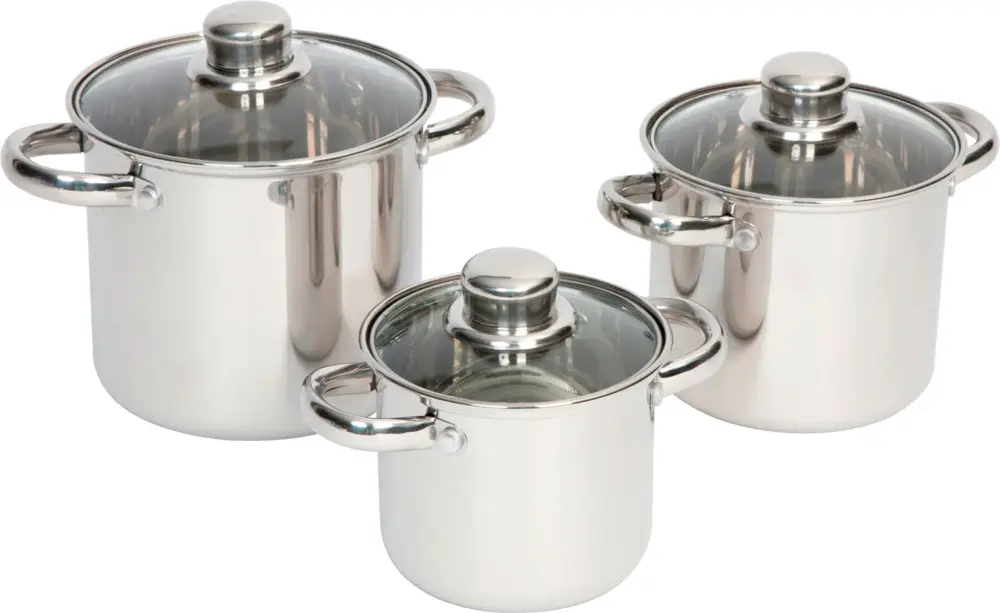 Acquista Ora Set di pentole in acciaio inox Bo-Camp Royal Plus 3 pezzi