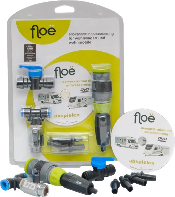 Subito Disponibile Kit di drenaggio Floe per impianti acqua potabile di caravan e camper