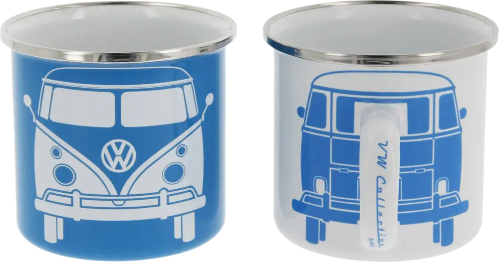 Set di tazze smaltate VW Collection T1 Bus 350 ml 2 pezzi Acquista Ora