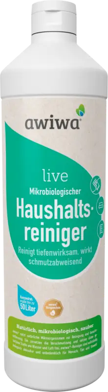 Detergente microbiologico vivo Awiwa per la casa 1 litro Non Perdere