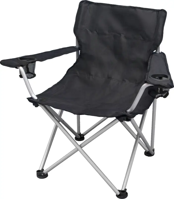 Sedia pieghevole Basic Nature Travelchair Komfort nero Prezzo Scontato