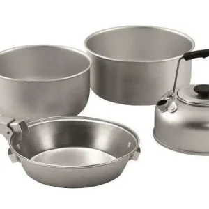 Economico Set di stoviglie Easy Camp Adventure argento