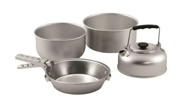 Economico Set di stoviglie Easy Camp Adventure argento
