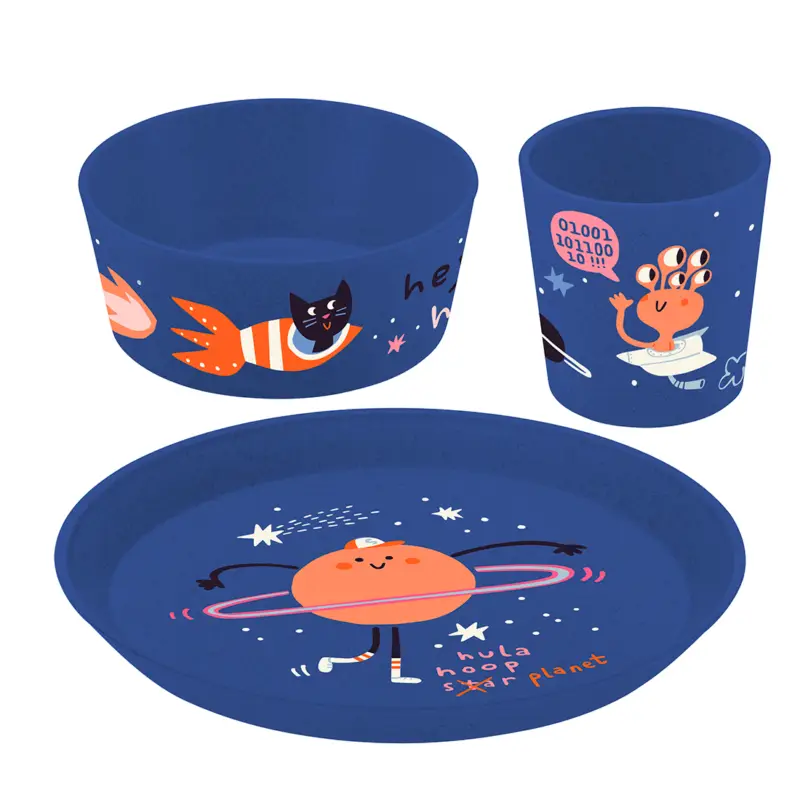 Set di stoviglie per bambini Koziol Kids 3 pezzi Più Venduto
