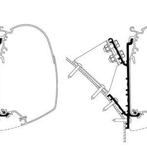 Adattatore per tendalini Thule Knaus Deseo Spedito Oggi