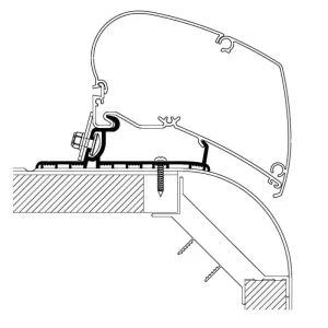 Prezzo Ridotto Adattatore per tendalini Thule Autosleepers 2013
