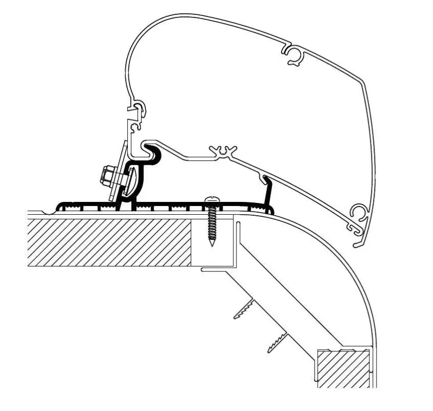 Prezzo Ridotto Adattatore per tendalini Thule Autosleepers 2013