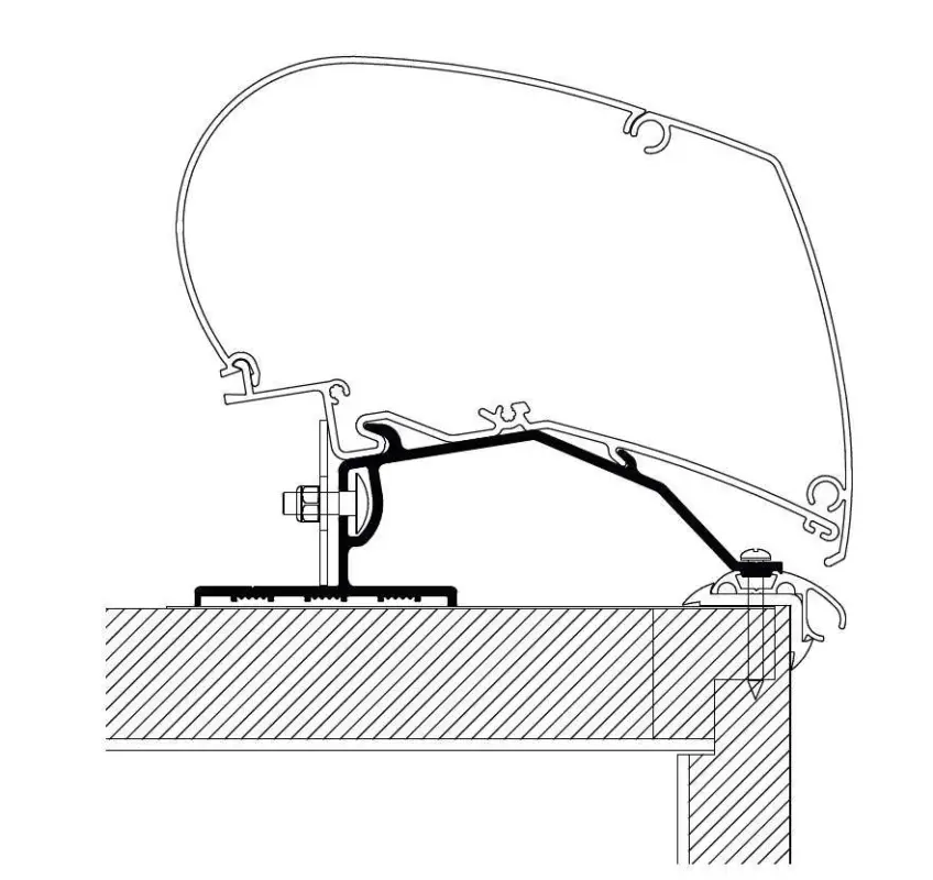 Adattatore per tendalini Thule Caravan Affare