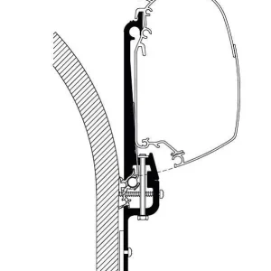 Adattatore per tendalini Thule Eriba Touring dal 2007 Soddisfatti O Rimborsati