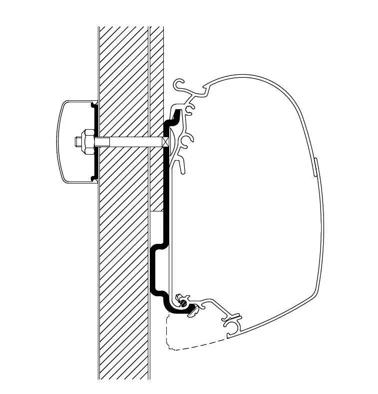 Sconto Adattatore per tendalini Thule Challenger Eden e Chausson Allegro dal 2010