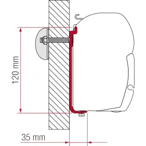 Pagamento Sicuro Adattatore per tendalini Fiamma F45/F70