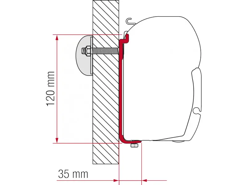 Pagamento Sicuro Adattatore per tendalini Fiamma F45/F70
