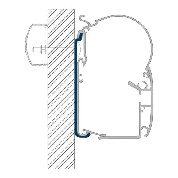 Adattatore Dometic PW-ADAPT per tendalini a parete PW 1100, PW 1500 e PW 3800 Prezzo Scontato