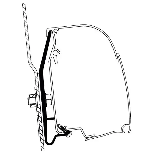 Adattatore per tendalini Thule Westfalia Nugget High Roof Più Venduto
