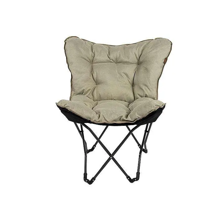 Sedia pieghevole Bo-Camp Redbridge in poliestere oxford beige Must-Have