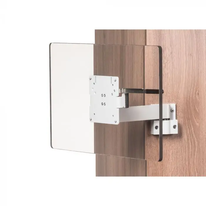 Caratec Flex CFW204A TV supporto a parete 2 punti di rotazione argento Novità