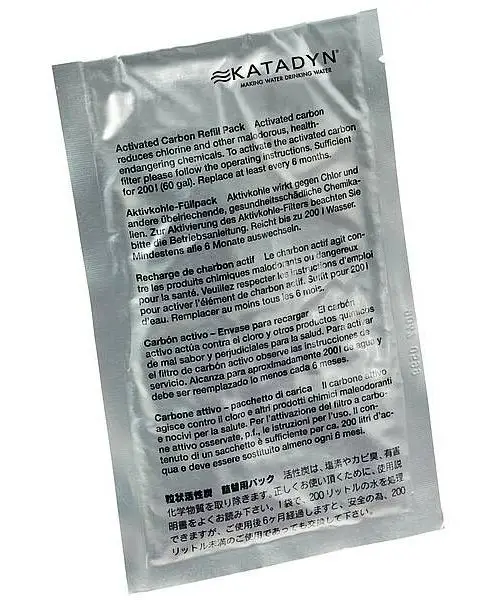 Confezione di ricarica di carbone attivo Katadyn per filtro acqua potabile Vario 2 pezzi Occasione