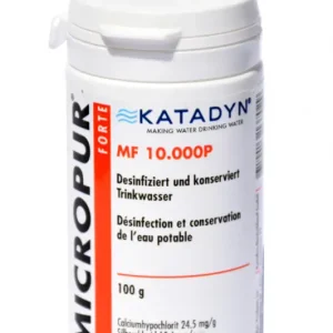 Polvere per la disinfezione dell'acqua potabile Katadyn Micropur Forte MF 10000P 100 g Offerta Limitata