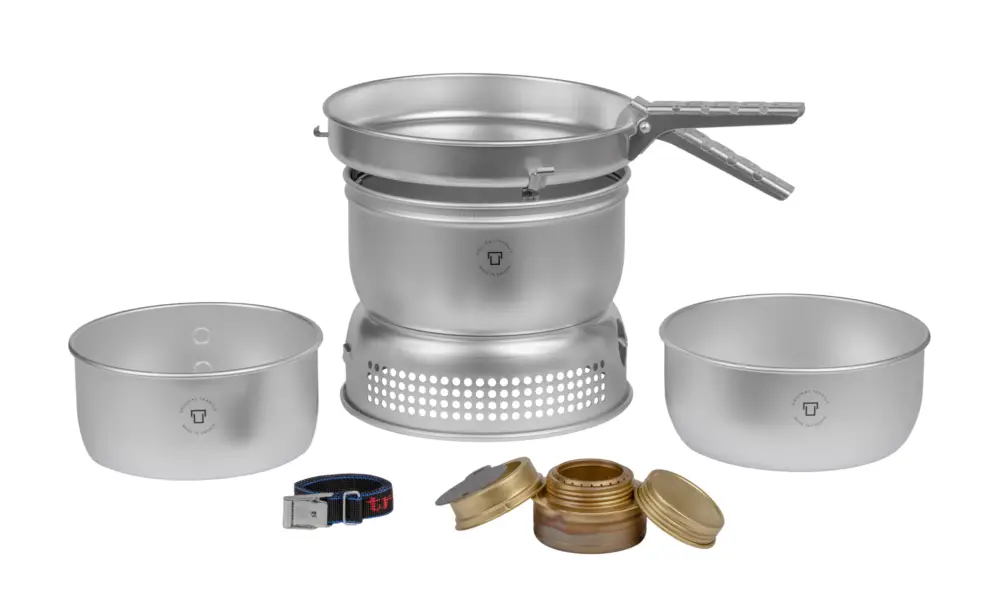 Nuova Collezione Set per cottura a spirito Trangia Trangiakök 25 in tre pezzi con bruciatore set 1