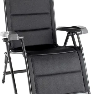 Sedia a sdraio reclinabile Brunner Kerry Swan 3D lounger nero Offerta Del Giorno