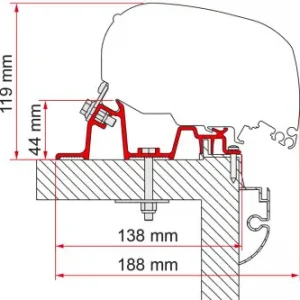 Adattatore per tendalini Fiamma Kit Hobby Premium per Fiamma F80/F65 Direttamente Dal Produttore