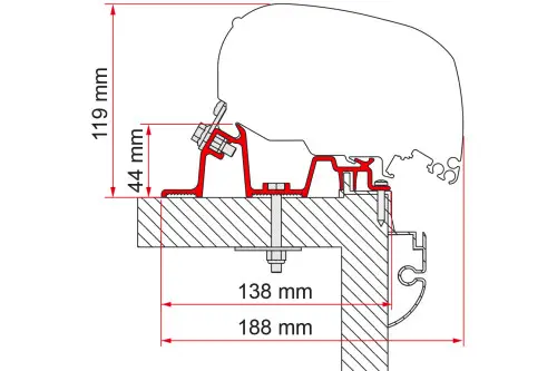 Adattatore per tendalini Fiamma Kit Hobby Premium per Fiamma F80/F65 Direttamente Dal Produttore