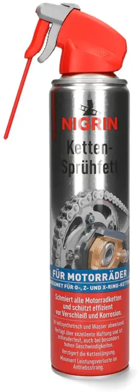 Grasso spray per catene Nigrin completamente sintetico 400 ml Ultimissimo Modello
