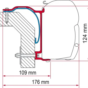 Adattatore per tendalini Fiamma Kit Laika X per Fiamma F45 Prezzo Scontato